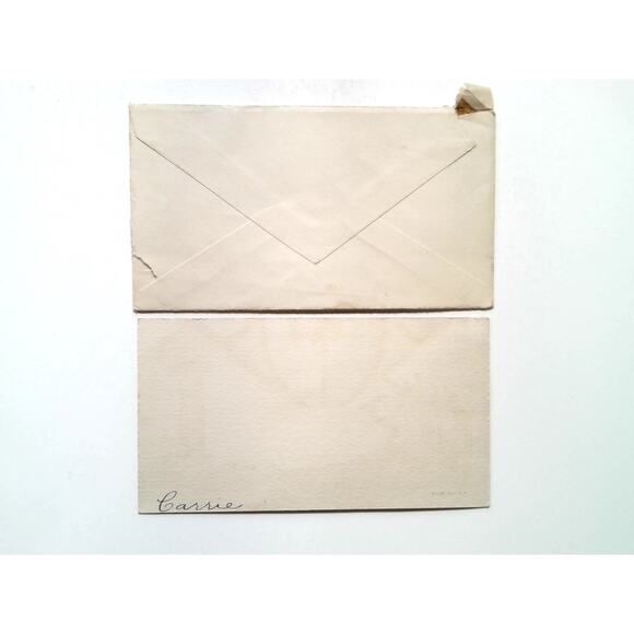 Vintage 1931 Christmas Greeting Card Three Wise Men Nativity Scene + Envelope - Picture 3 of 3